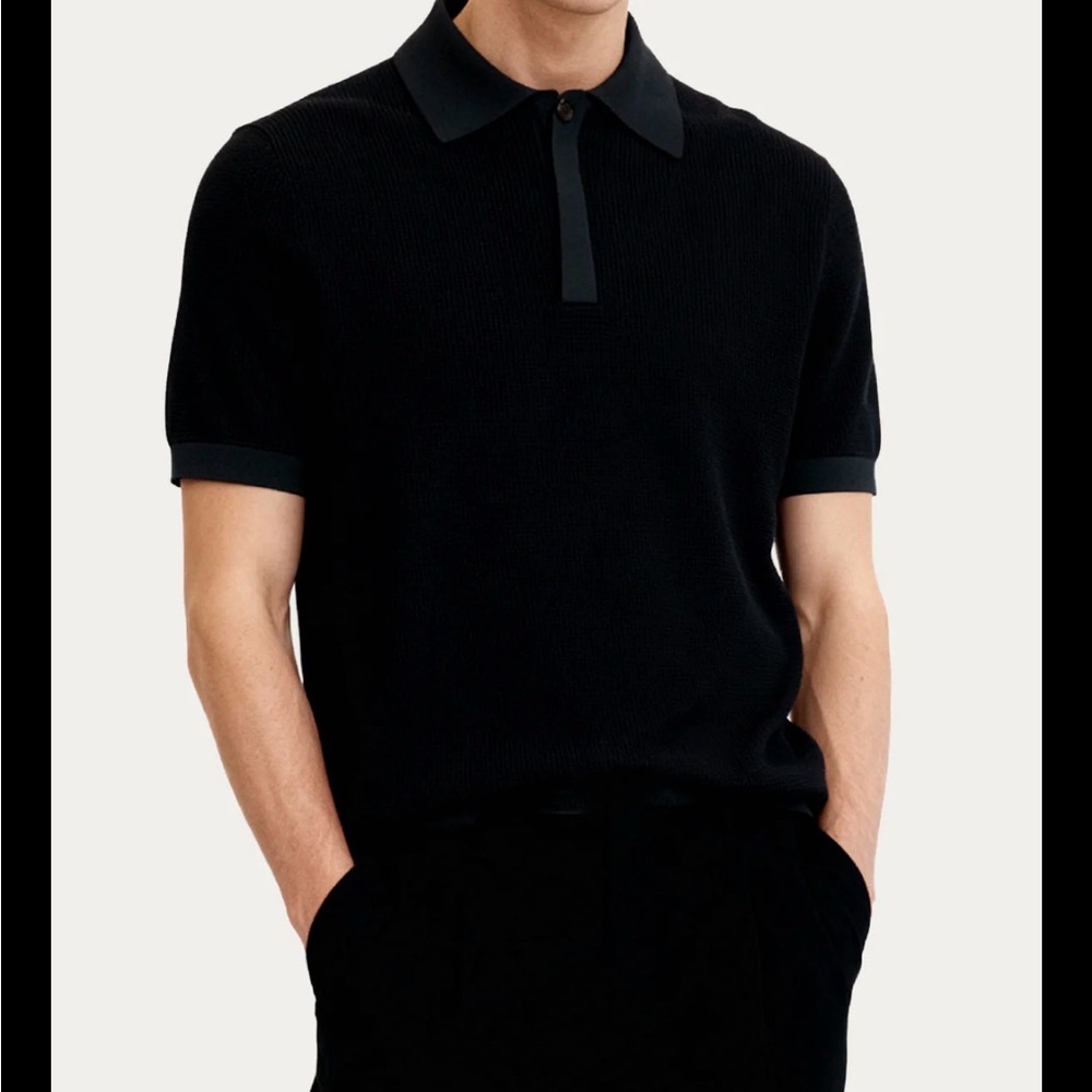 AWET New York Men’s Ash Polo, Size Small